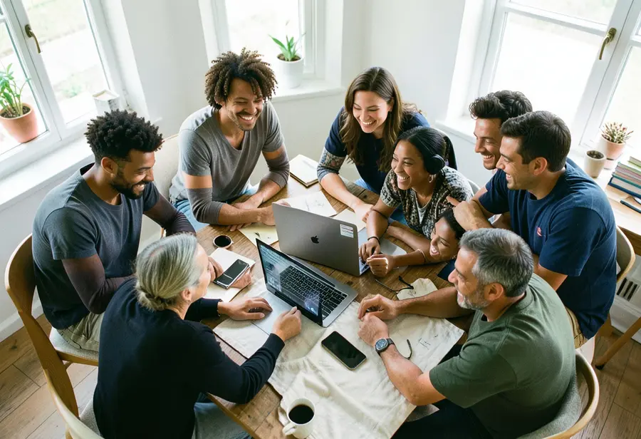 Creators collaborating